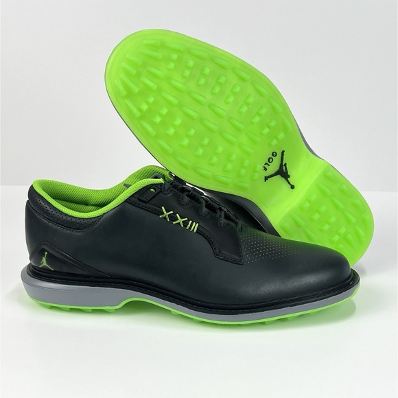 Nike Jordan ADG 5 Spikeless Golf Shoes Black Green New Men's Size 9